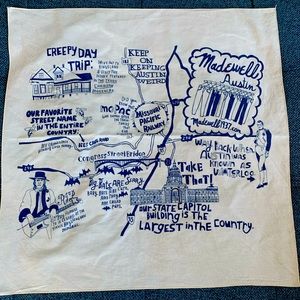 Austin Texas Souvenir Scarf